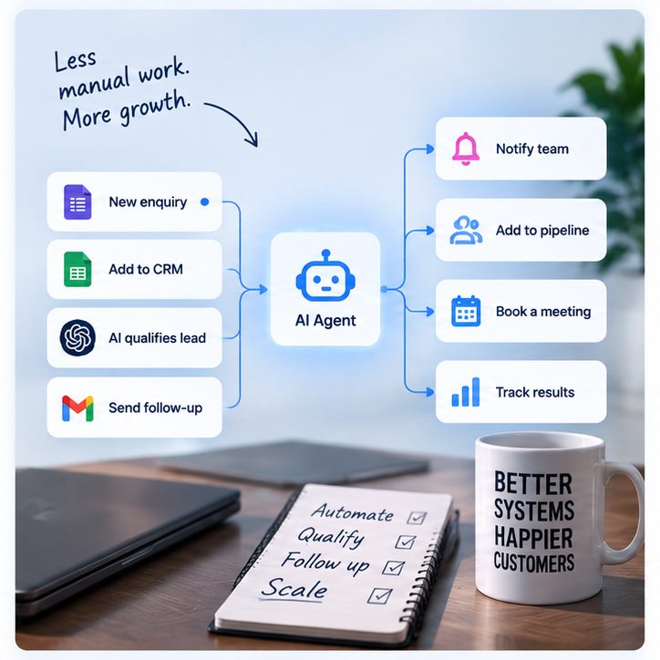 Automation and AI illustration